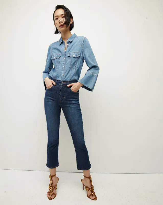 Carly Kick-Flare Jean sold by Veronica Beard