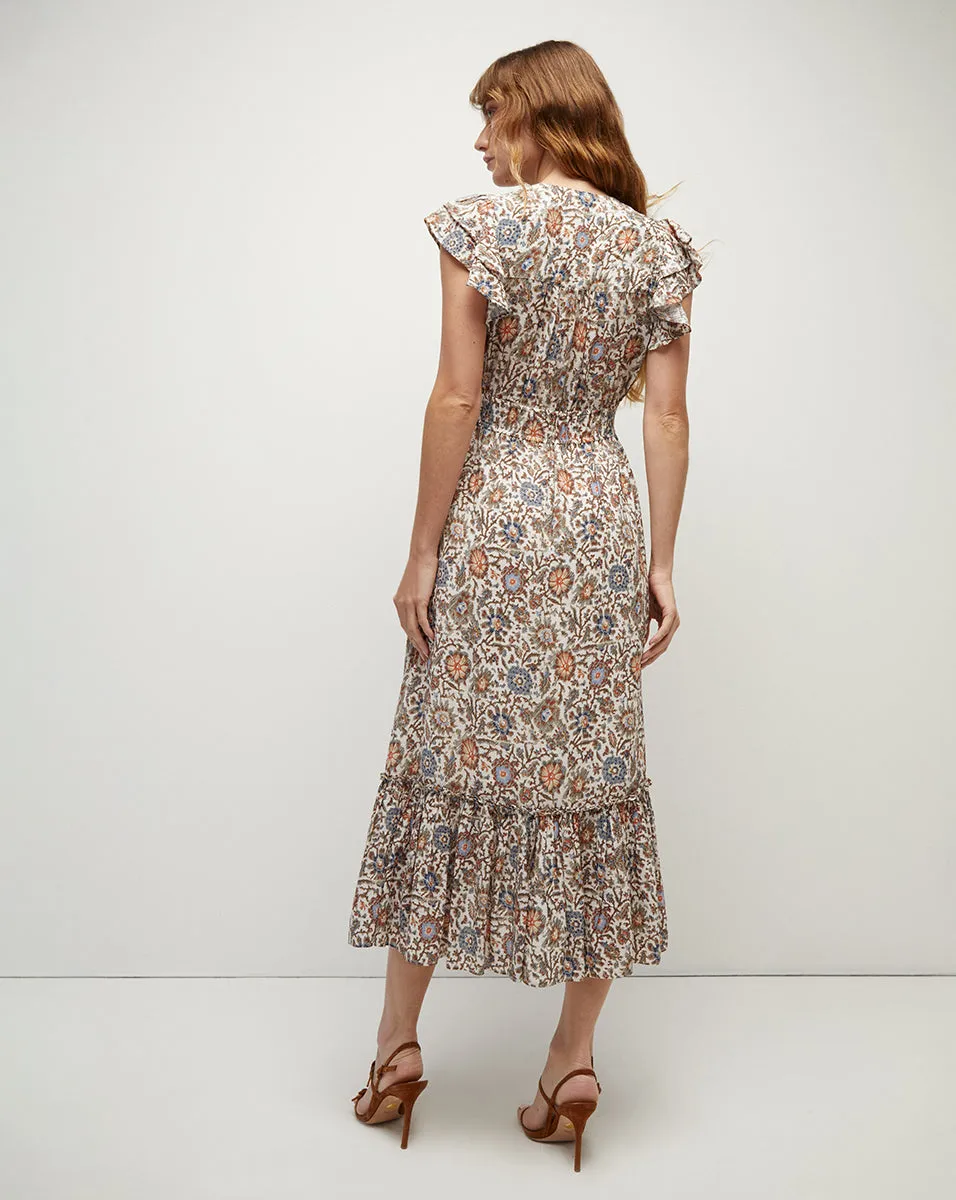 Dolci Floral Dress sold by Veronica Beard product image thumbnail 5