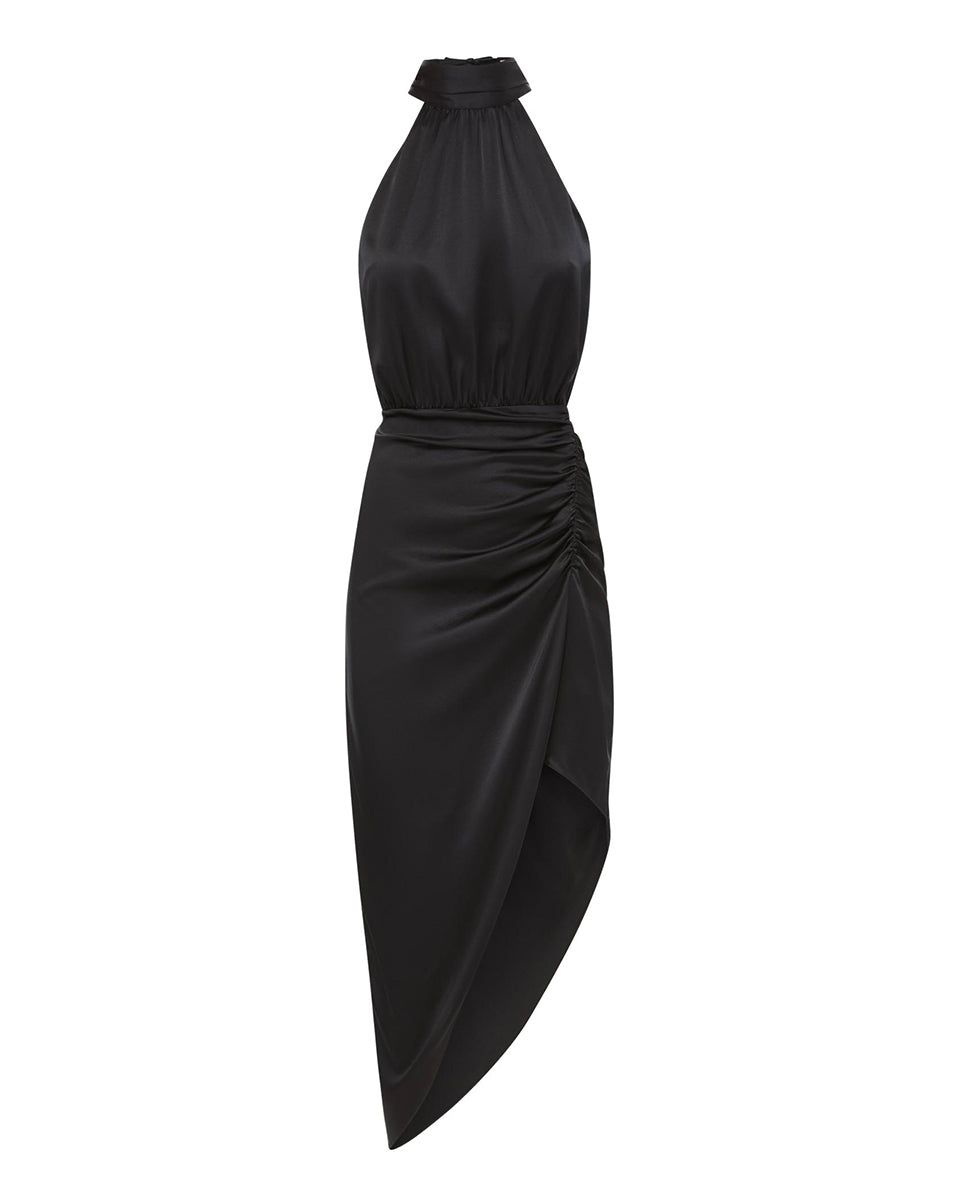 Gabriella Silk Halter Dress sold by Veronica Beard product image thumbnail 4