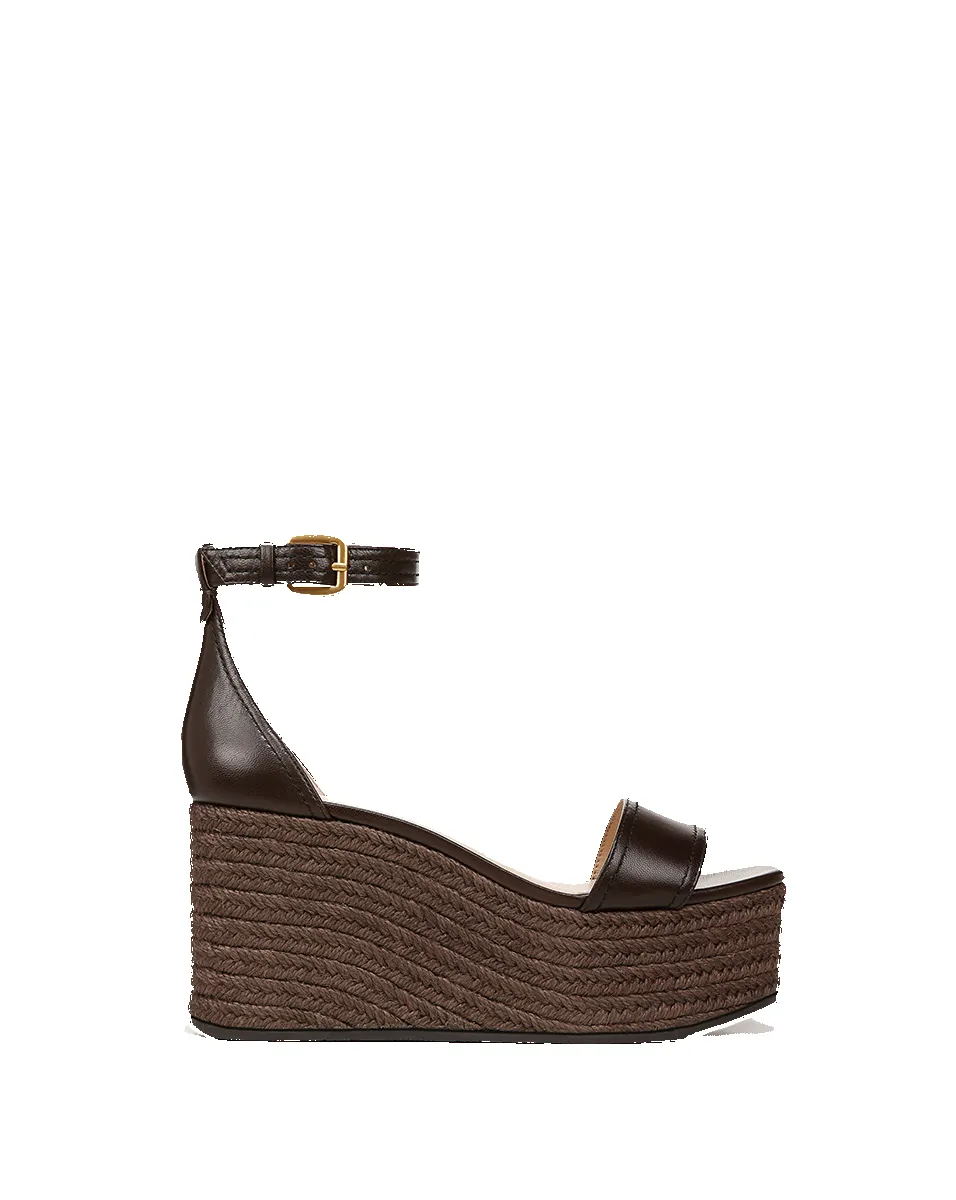 Gianna Raffia Wedge Sandal sold by Veronica Beard product image thumbnail 5