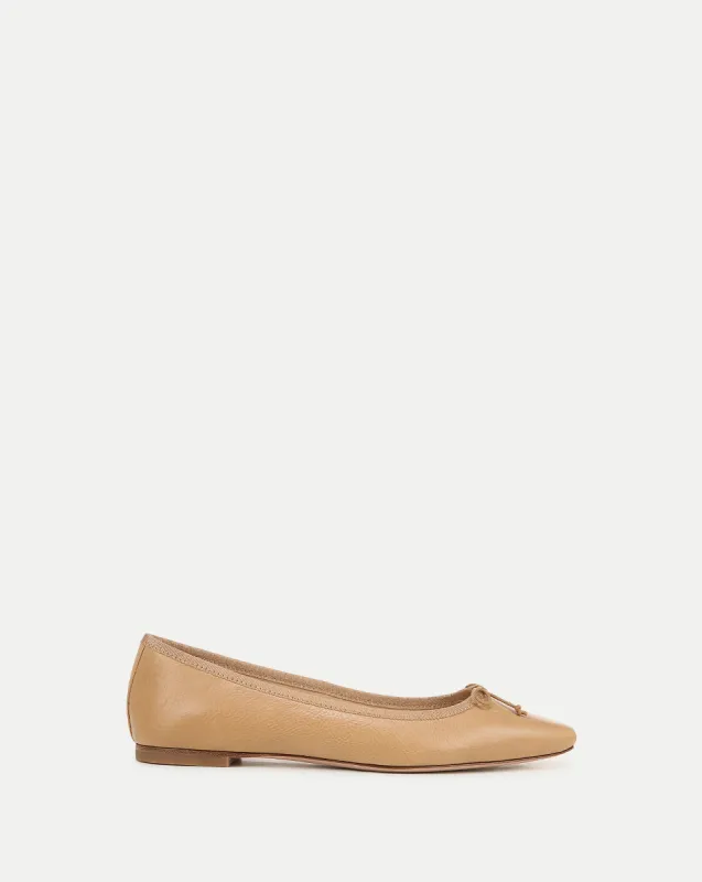 Catherine Leather Ballet Flat sold by Veronica Beard