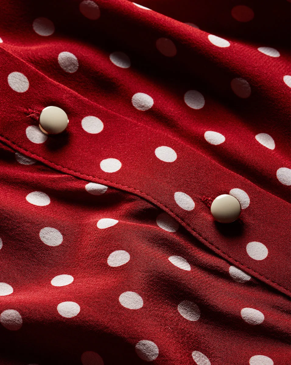 Monique Polka-Dot Shirt sold by Veronica Beard product image thumbnail 4