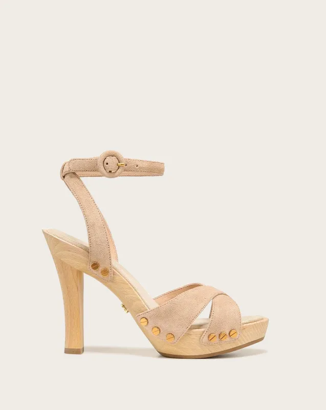 Lamont Platform Sandal sold by Veronica Beard