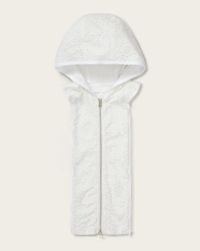 Marlo Eyelet Hoodie Dickey sold by Veronica Beard