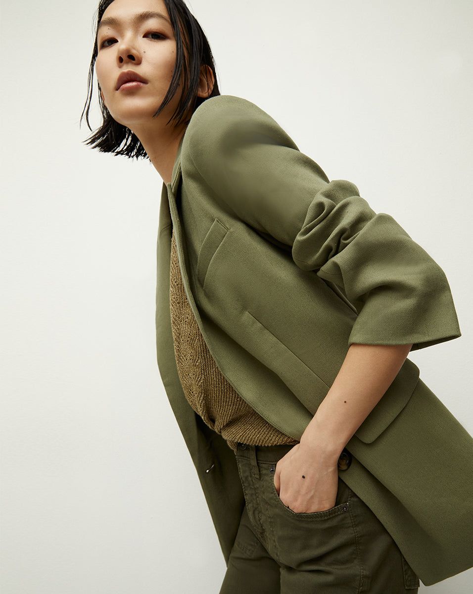 Sevi Linen Jacket sold by Veronica Beard product image thumbnail 4