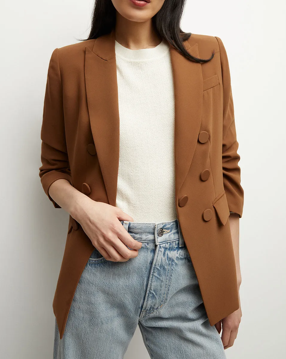 Tomi Matte Crepe Jacket sold by Veronica Beard product image thumbnail 5