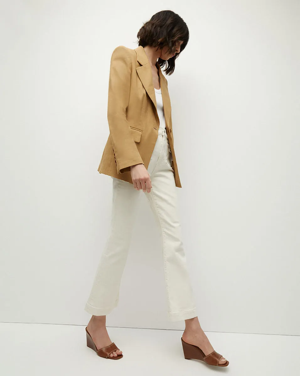 Hayward Stretch-Linen Dickey Jacket sold by Veronica Beard product image thumbnail 4