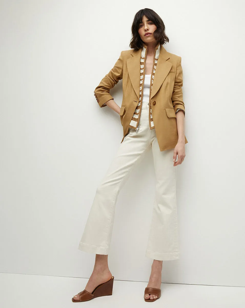 Hayward Stretch-Linen Dickey Jacket sold by Veronica Beard product image thumbnail 5
