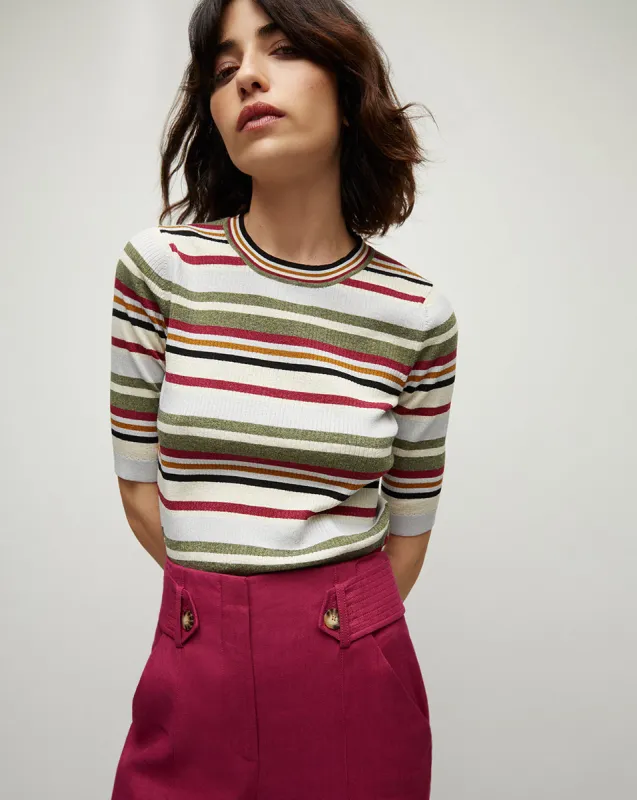 Kavya Striped Sweater sold by Veronica Beard