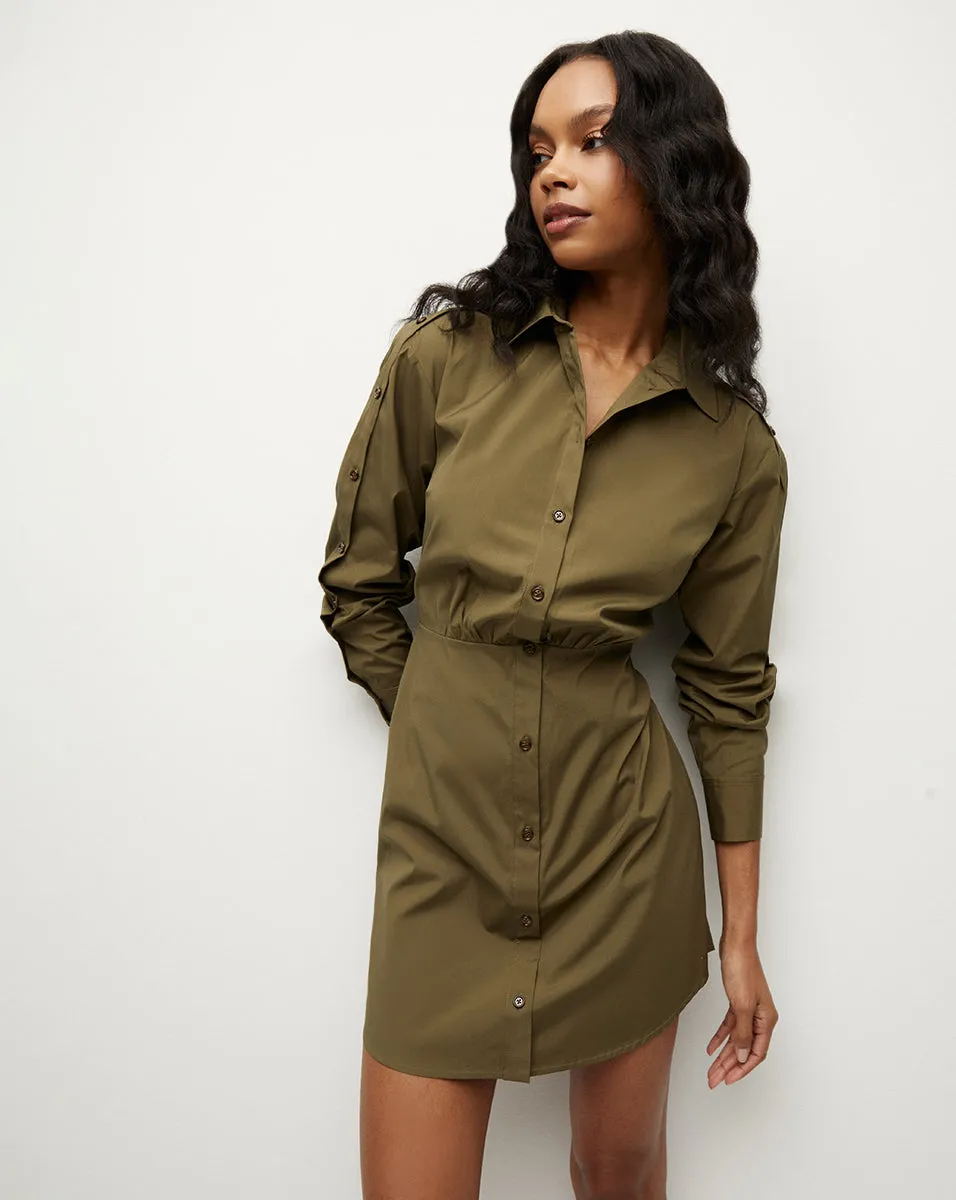 Rae Poplin Shirtdress sold by Veronica Beard