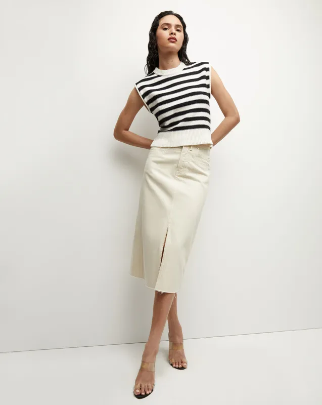 Victoria Denim Skirt sold by Veronica Beard