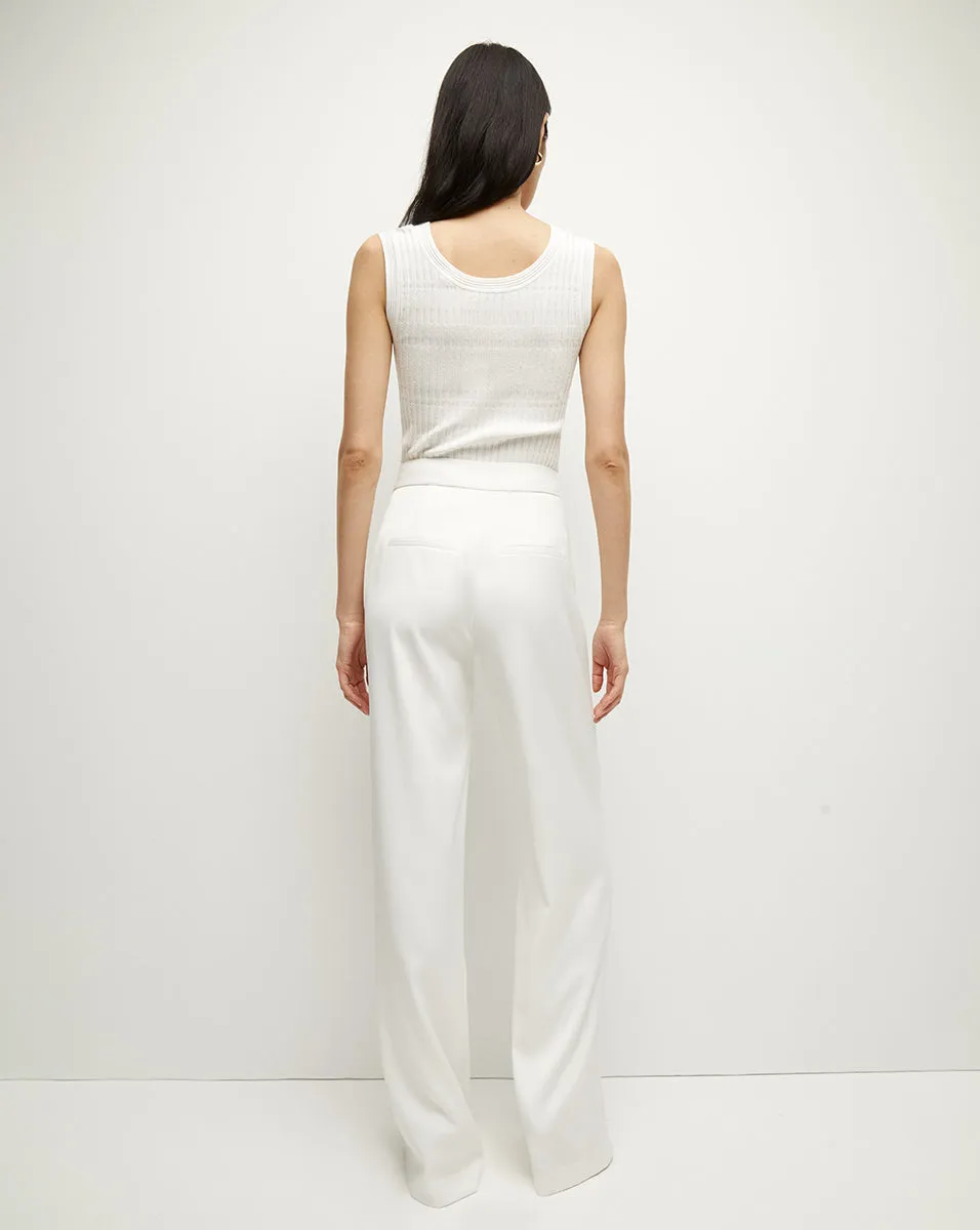 Sandra Ribbed Tank sold by Veronica Beard product image thumbnail 4