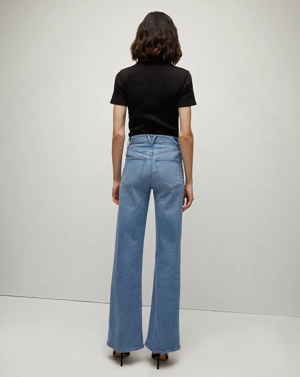 Crosbie Slim Wide-Leg Jean sold by Veronica Beard product image thumbnail 3