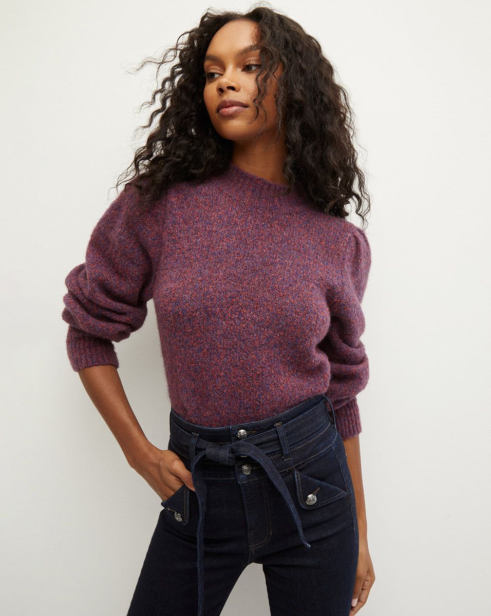Komal Cotton-Alpaca Blend Pullover sold by Veronica Beard