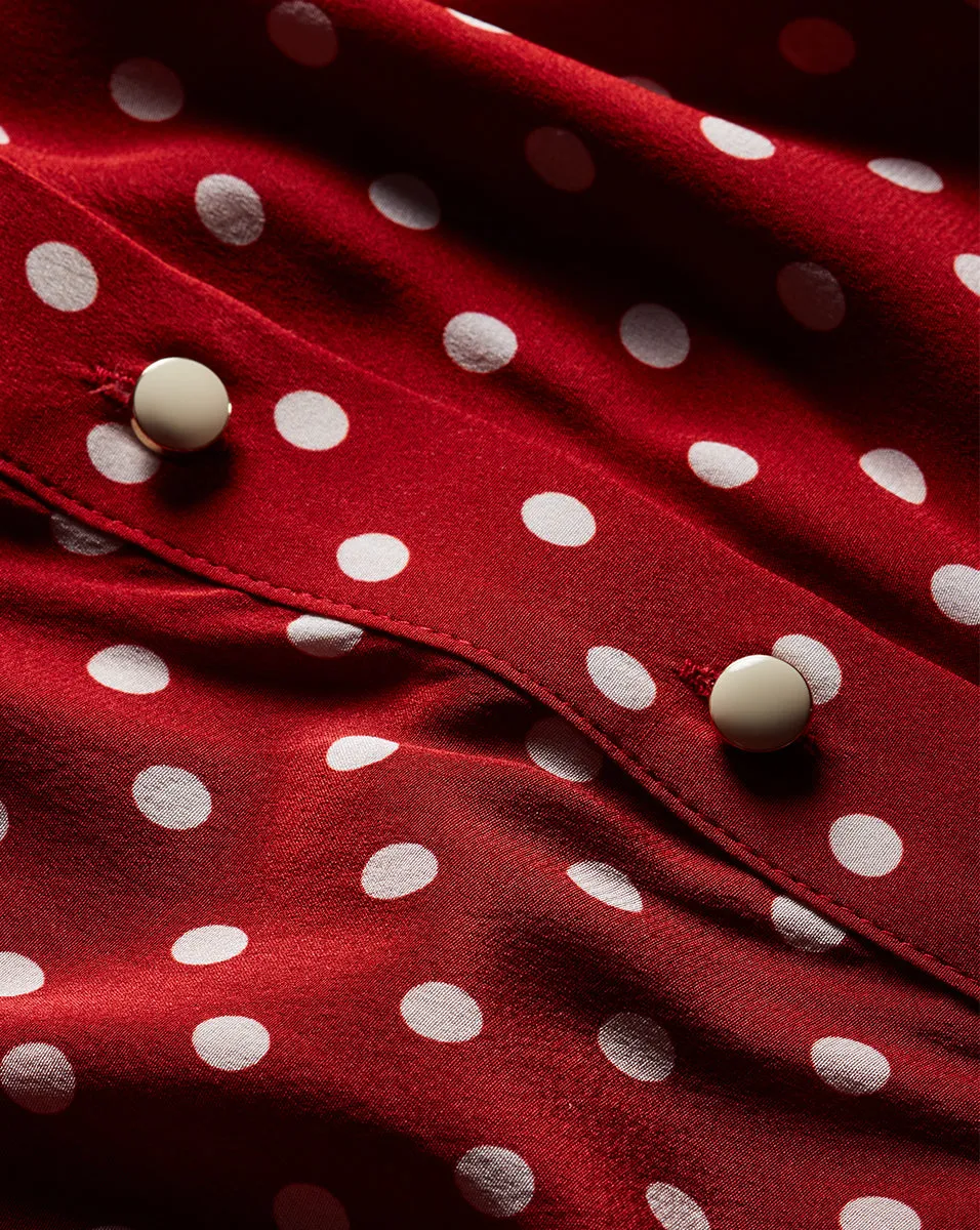 Lex Polka-Dot Dress sold by Veronica Beard product image thumbnail 4
