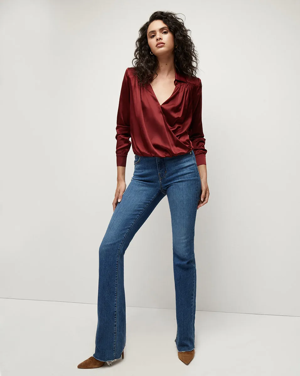 Rozik Stretch-Silk Charmeuse Top sold by Veronica Beard product image thumbnail 2