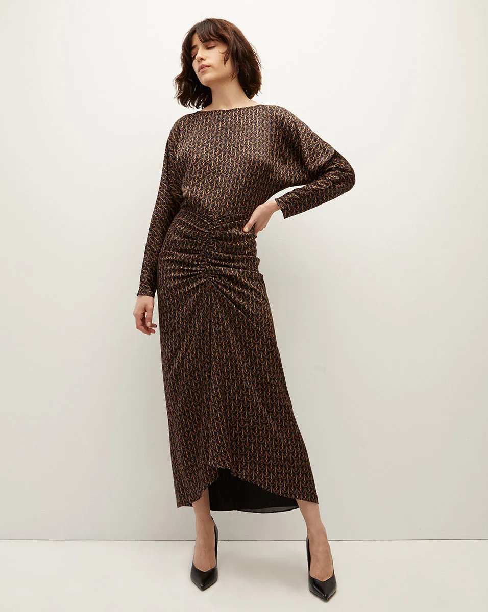 Sabri Stirrup-Print Dress sold by Veronica Beard product image thumbnail 3