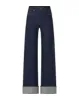 Taylor Cuffed Wide-Leg Jean sold by Veronica Beard