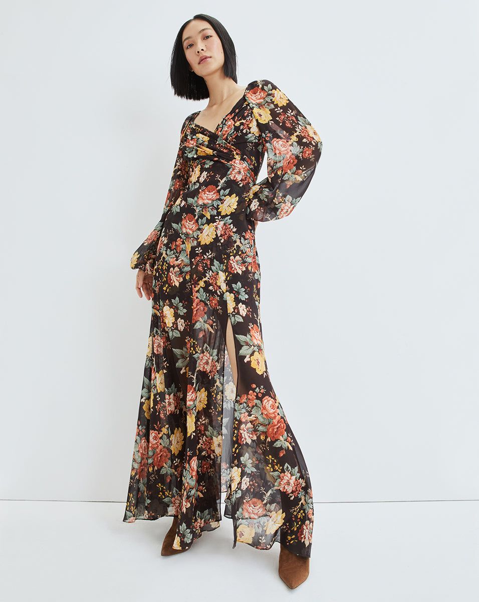 Avani Floral-Print Dress sold by Veronica Beard
