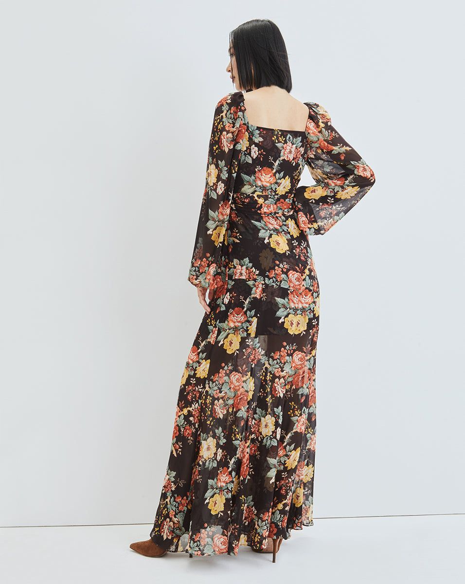 Avani Floral-Print Dress sold by Veronica Beard product image thumbnail 4