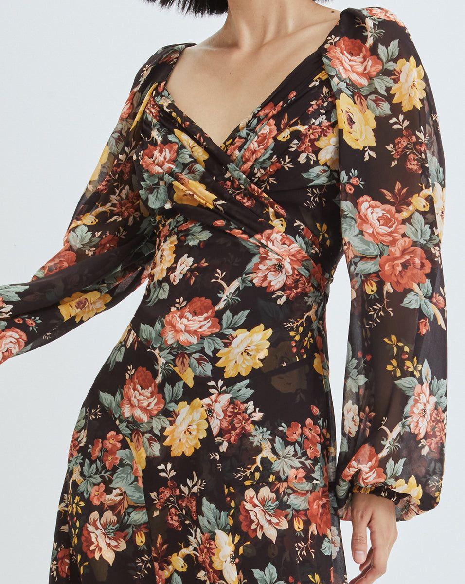 Avani Floral-Print Dress sold by Veronica Beard product image thumbnail 2