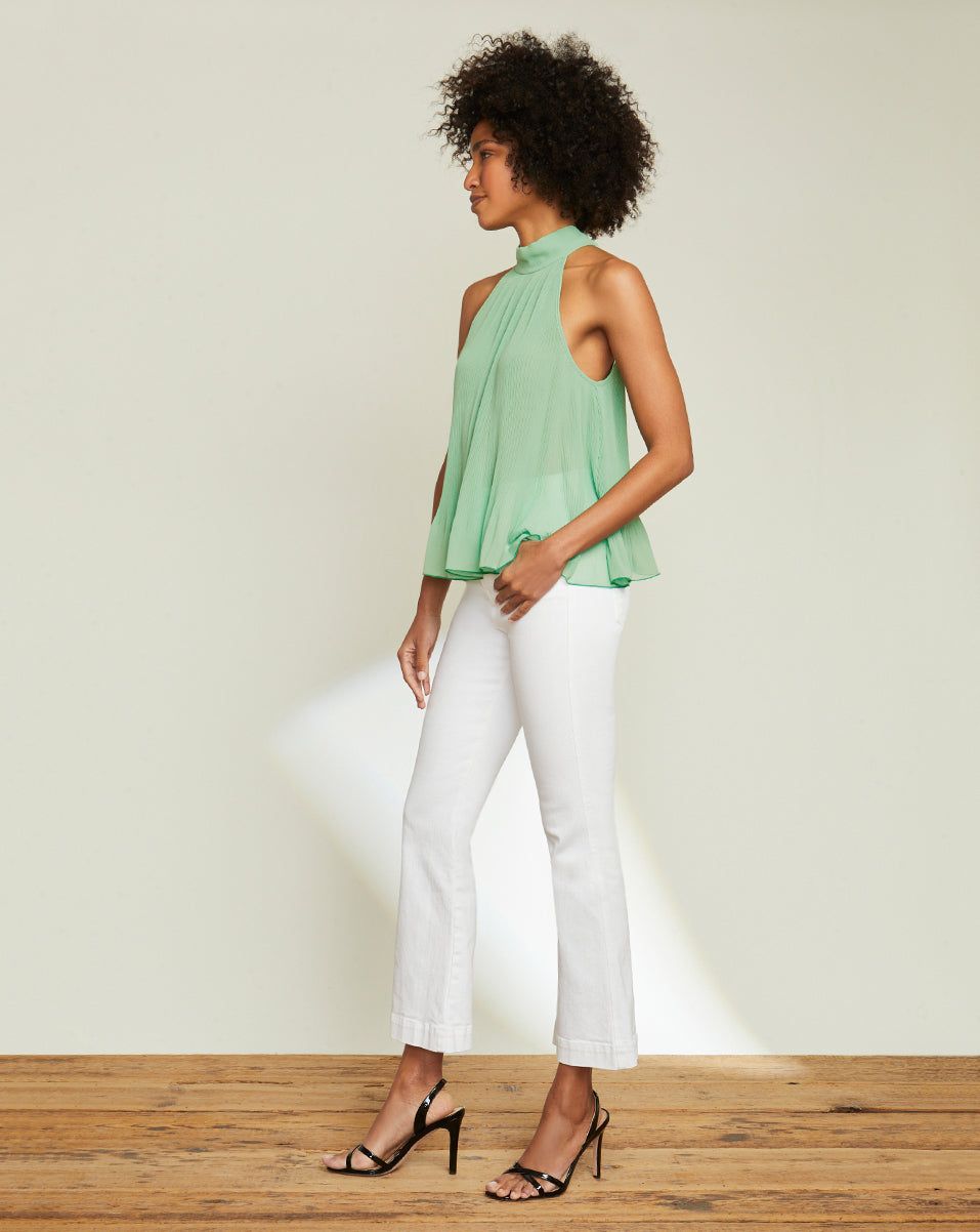 Alexa Pleated Blouse sold by Veronica Beard product image thumbnail 4