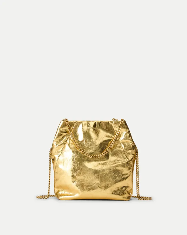 Small Veronica Beard Metallic Slouch Bag sold by Veronica Beard
