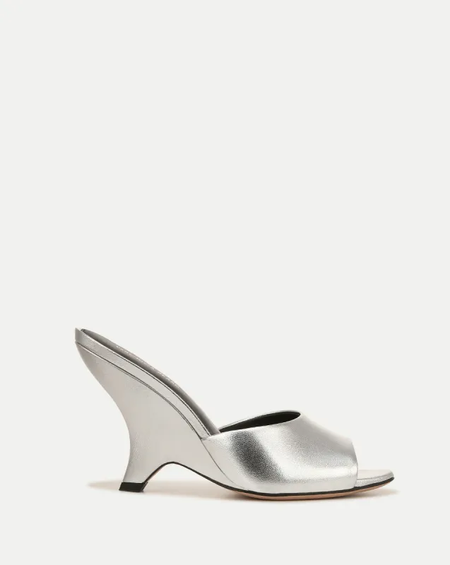 Mila Sculpted Leather Sandal sold by Veronica Beard