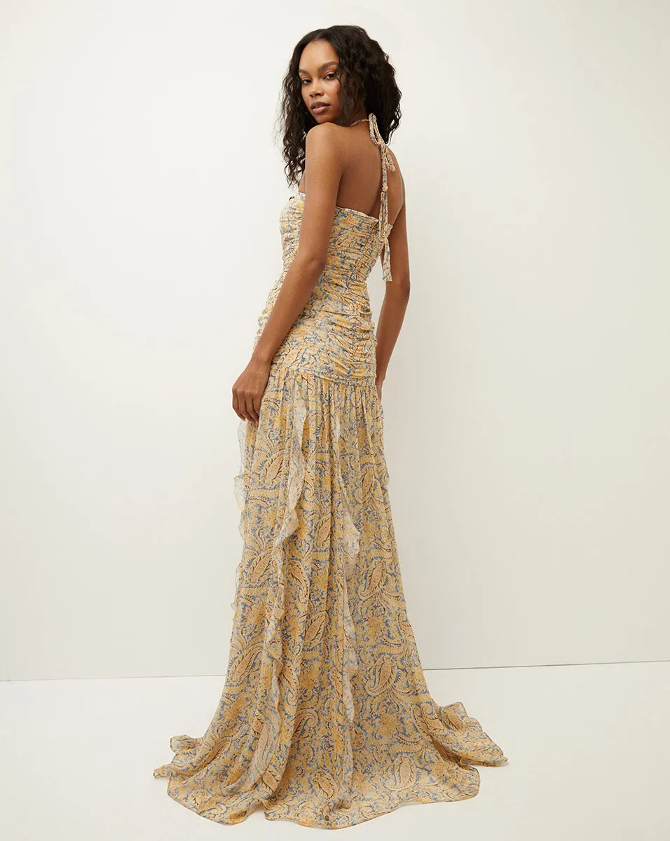 Lucine Paisley Dress sold by Veronica Beard product image thumbnail 4