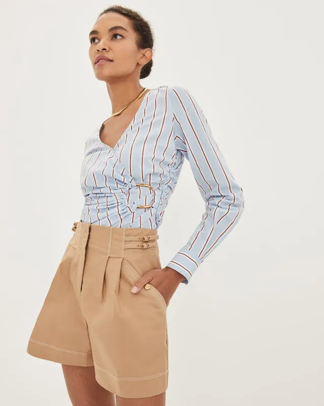 Ozzie Striped Top sold by Veronica Beard