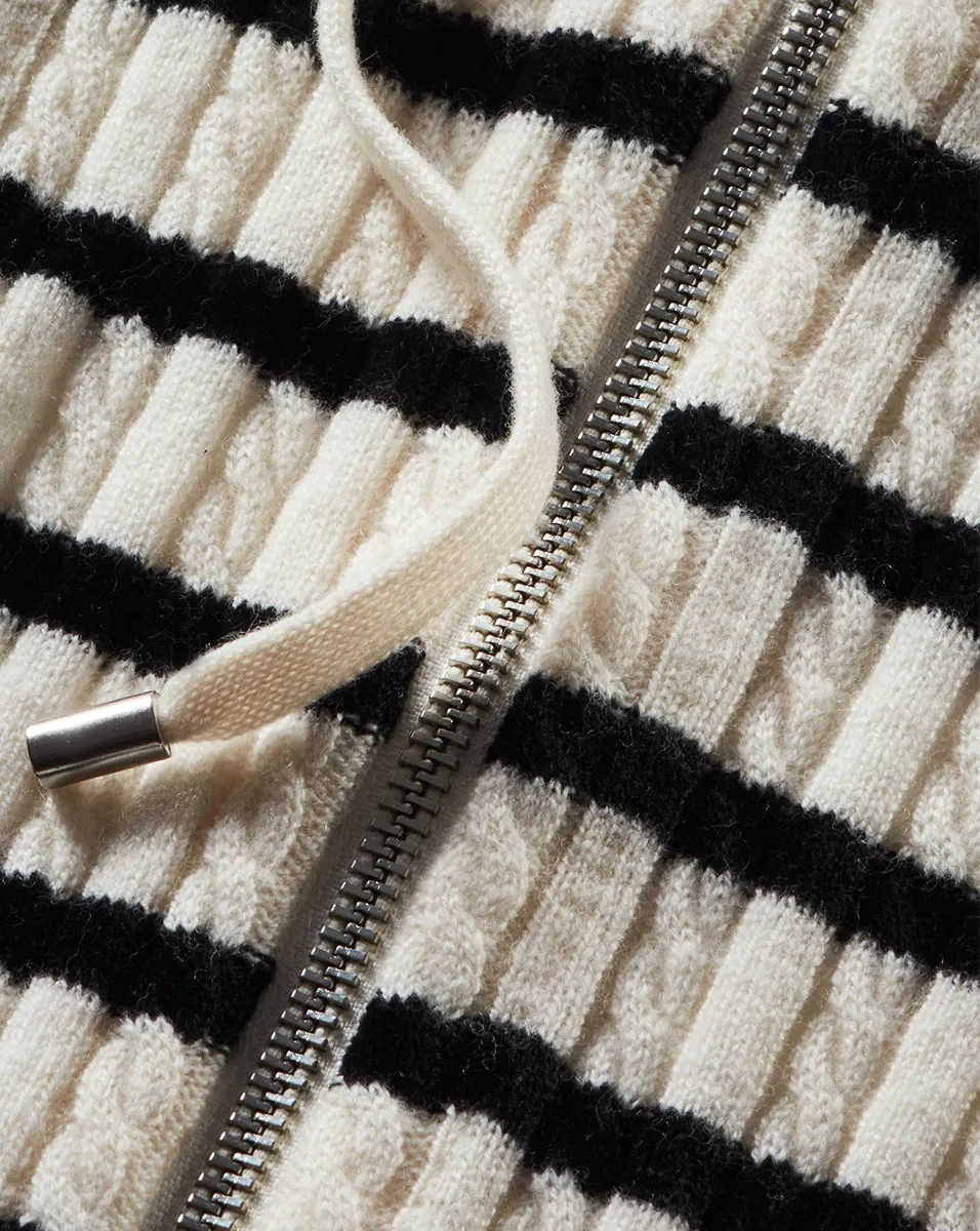 Bunny Cashmere Hoodie Dickey sold by Veronica Beard product image thumbnail 2