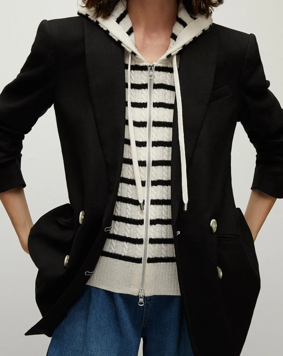 Bunny Cashmere Hoodie Dickey sold by Veronica Beard product image thumbnail 3