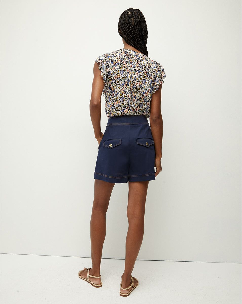 Ayan Floral Silk Top sold by Veronica Beard product image thumbnail 4