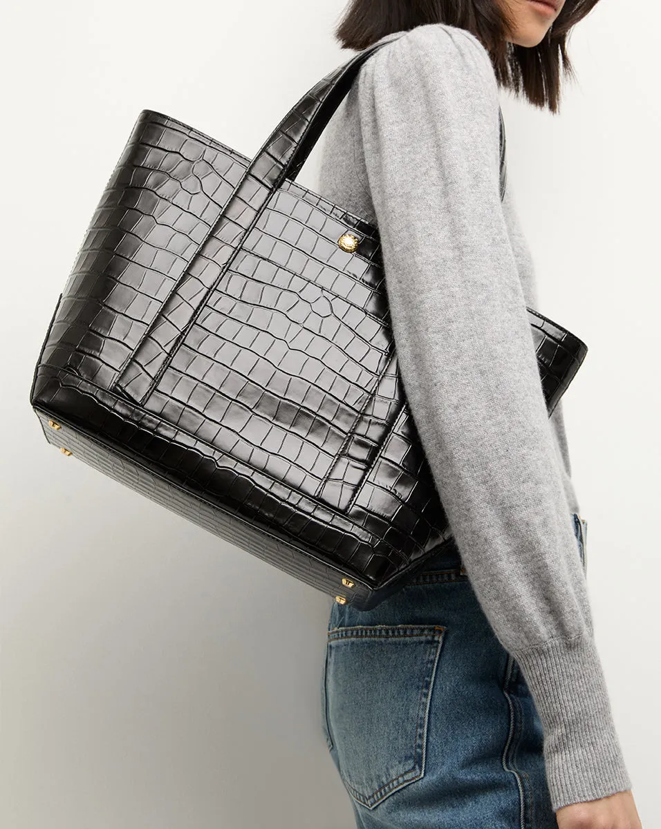 Veronica Beard Croc-Embossed Grand Goody Bag sold by Veronica Beard product image thumbnail 2