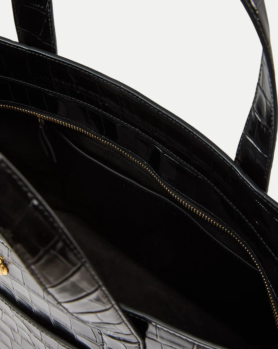 Veronica Beard Croc-Embossed Grand Goody Bag sold by Veronica Beard product image thumbnail 4