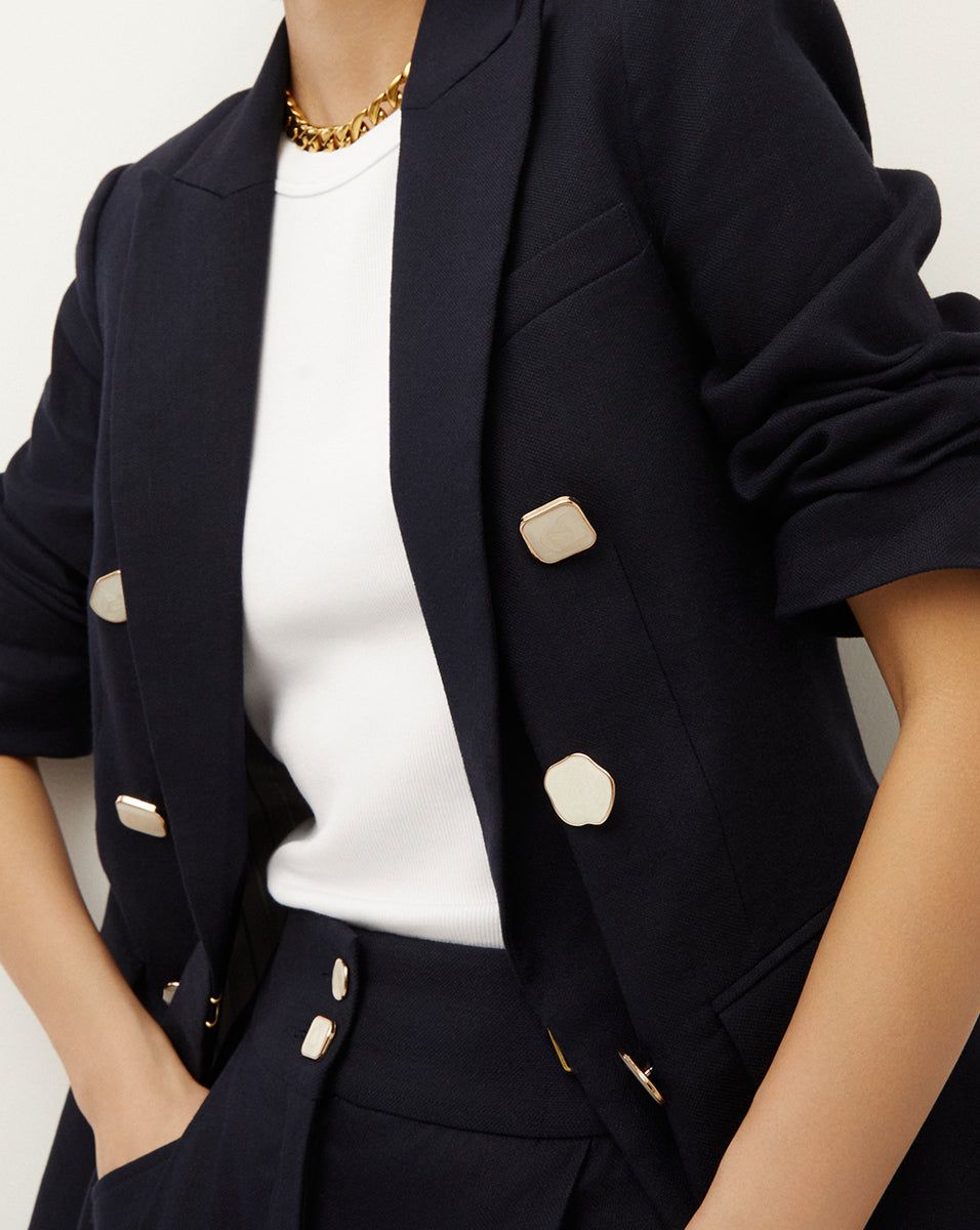 Bexley Linen Dickey Jacket sold by Veronica Beard product image thumbnail 4