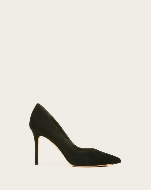 Lisa Suede Pump sold by Veronica Beard