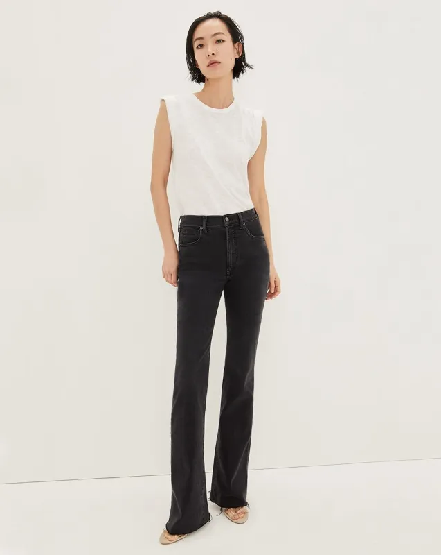 Leena Bootcut Jean | Raw Hem sold by Veronica Beard