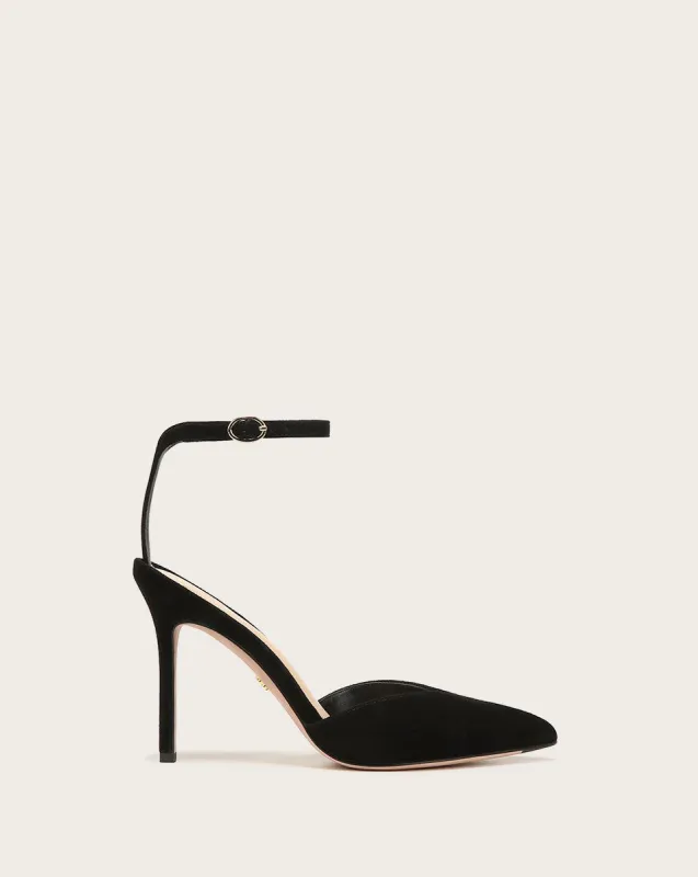 Lisa Ankle-Strap Pump sold by Veronica Beard