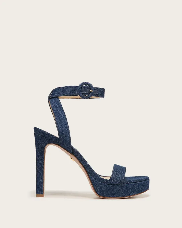 Darcelle Platform-Heel Sandal sold by Veronica Beard
