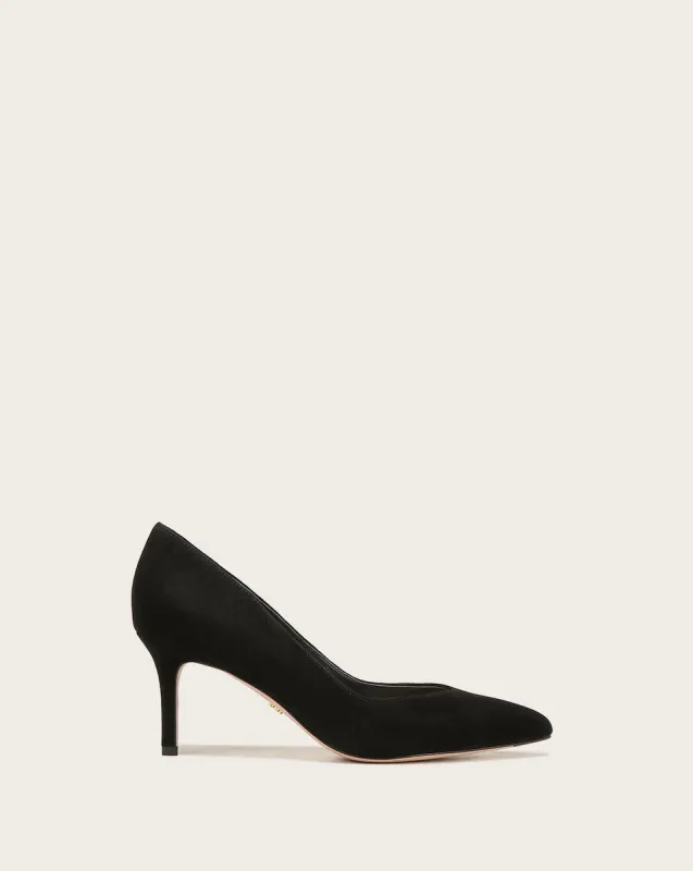 Lisa Suede Pump sold by Veronica Beard