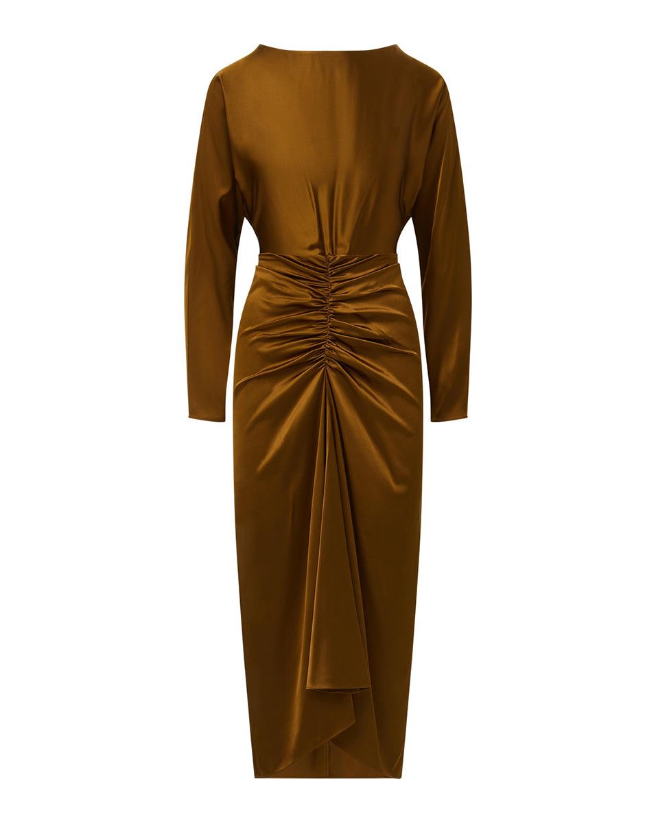 Sabri Stretch-Silk Charmeuse Dress sold by Veronica Beard product image thumbnail 5