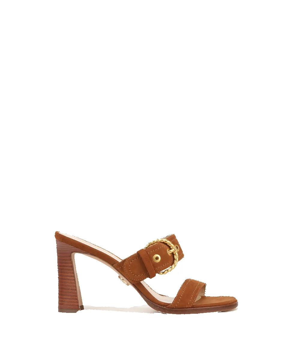Margaux Suede Buckle Sandal sold by Veronica Beard product image thumbnail 5