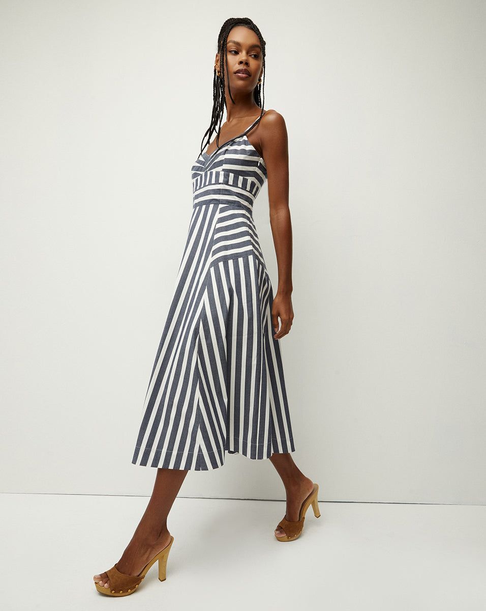 Blige Striped Dress sold by Veronica Beard product image thumbnail 2