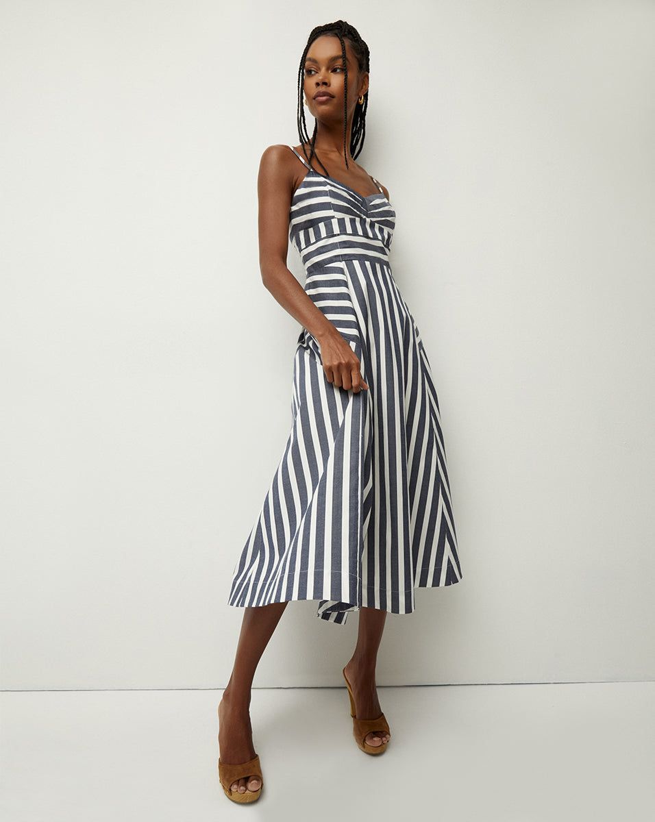 Blige Striped Dress sold by Veronica Beard