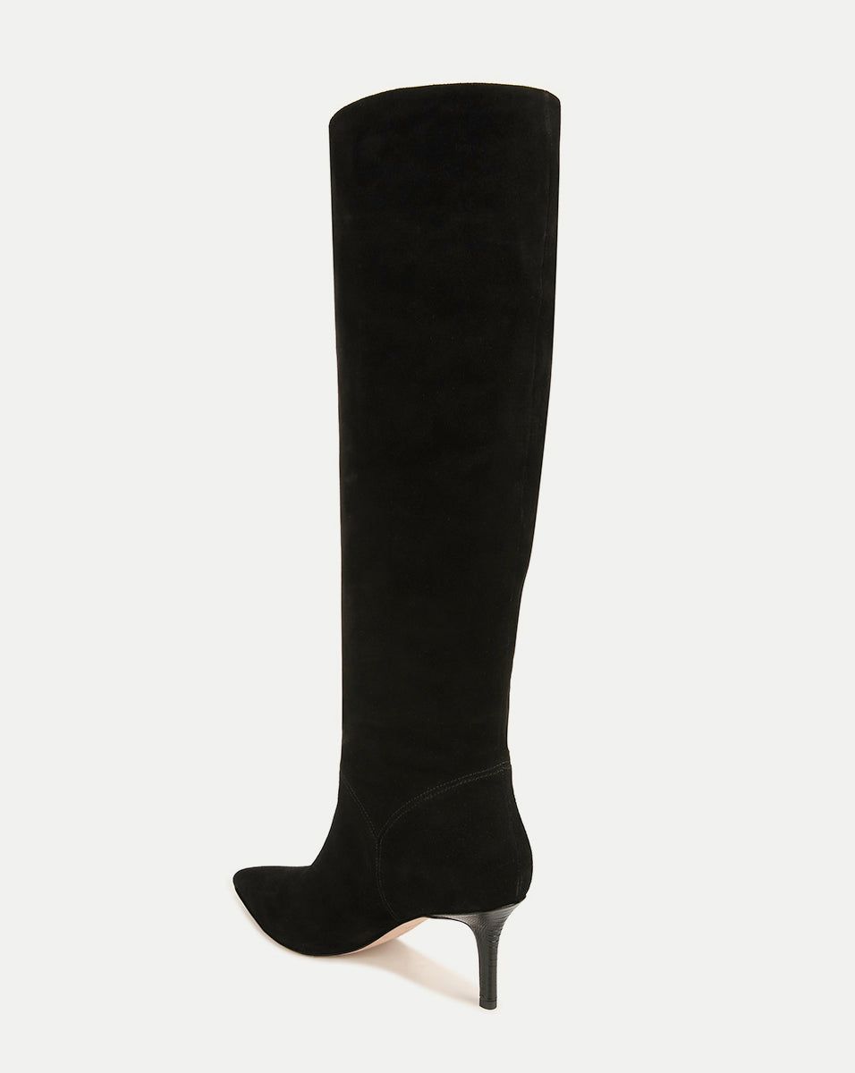 Lexington Suede Boot | Wide-Calf sold by Veronica Beard product image thumbnail 4