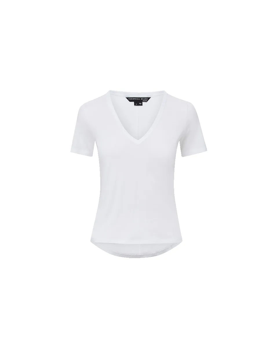 Cindy V-Neck T-Shirt sold by Veronica Beard product image thumbnail 4