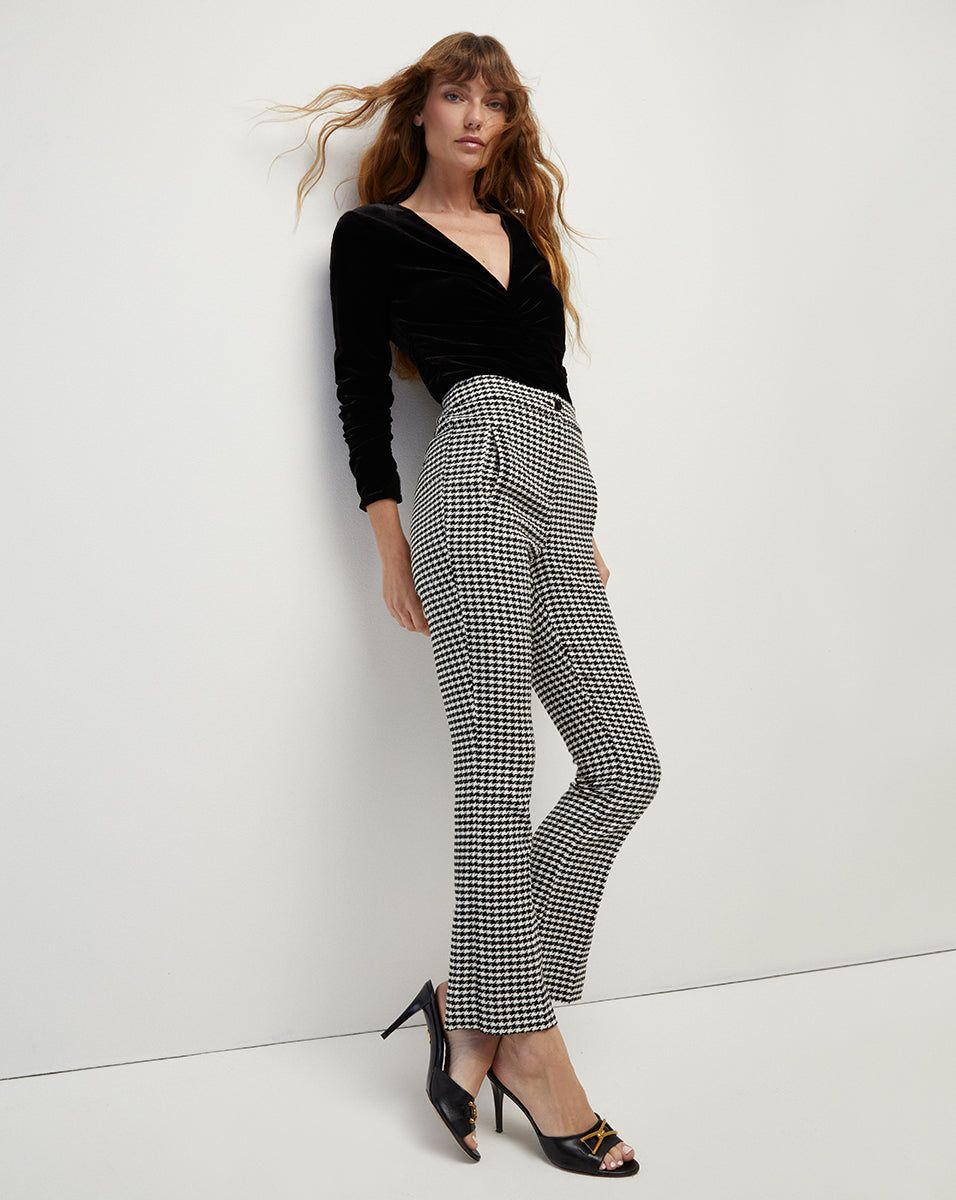 Arte Houndstooth Pant sold by Veronica Beard