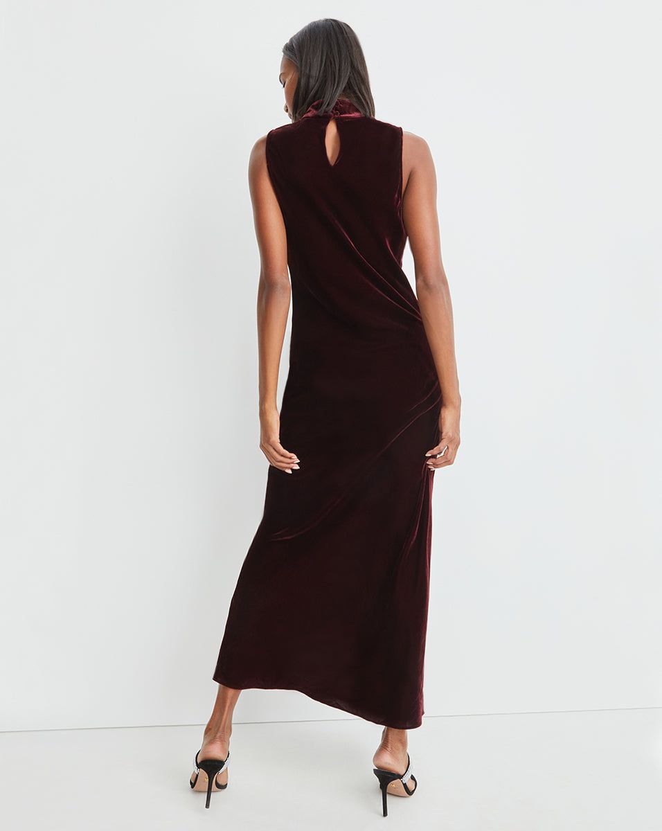 Kura Velvet Dress sold by Veronica Beard product image thumbnail 4