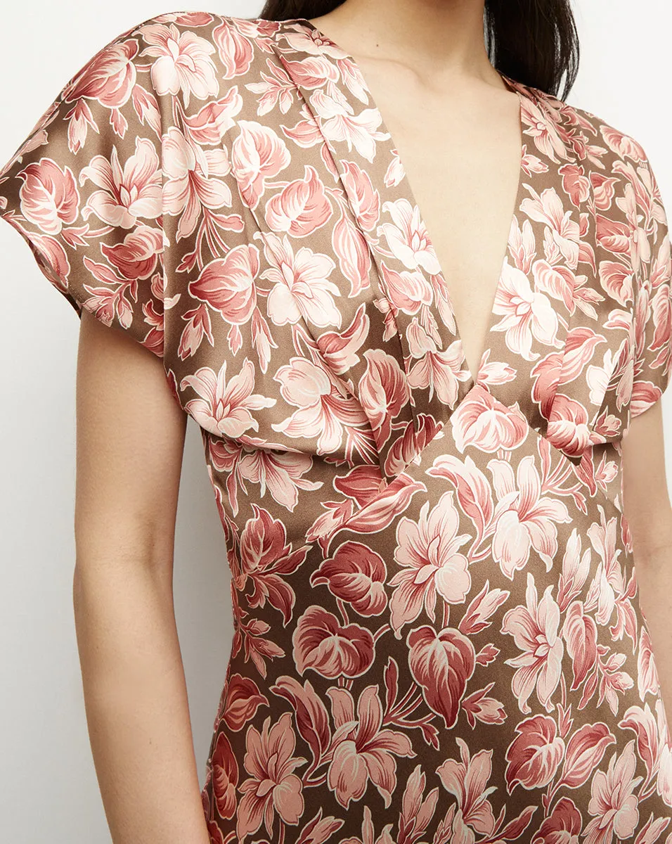 Seymour Stretch-Silk Dress sold by Veronica Beard product image thumbnail 3